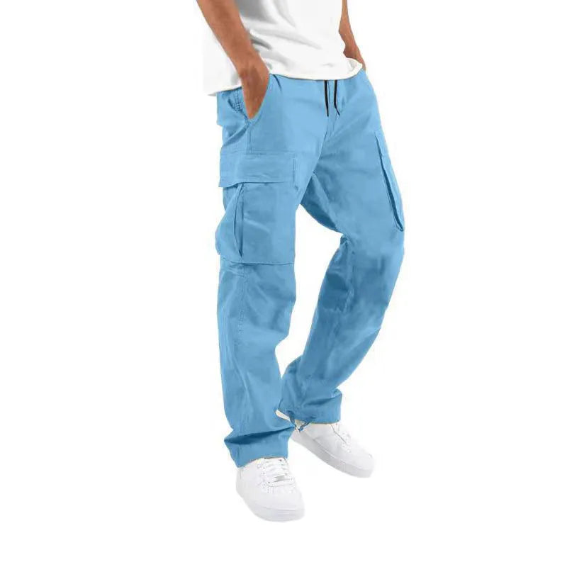 Men's Drawstring Cargo Pants JahSonFire