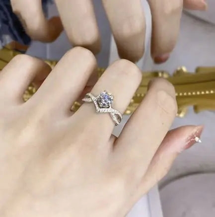 Elegant Luxury Artificial Diamond Ring JahSonFire