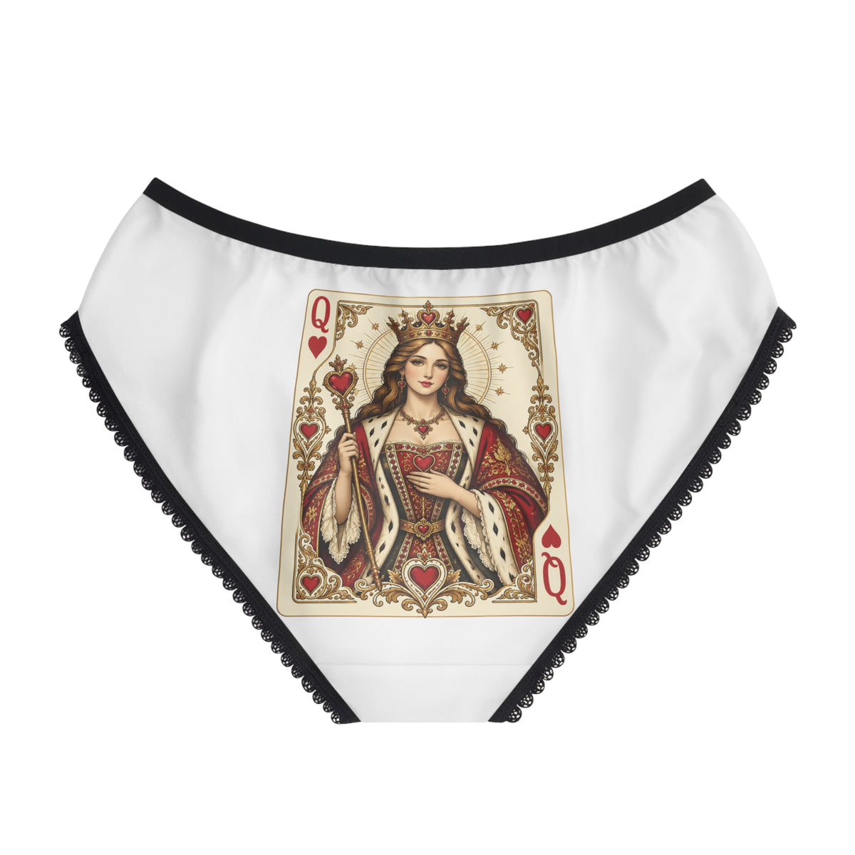 Queen of Hearts Playing Card Women's Briefs