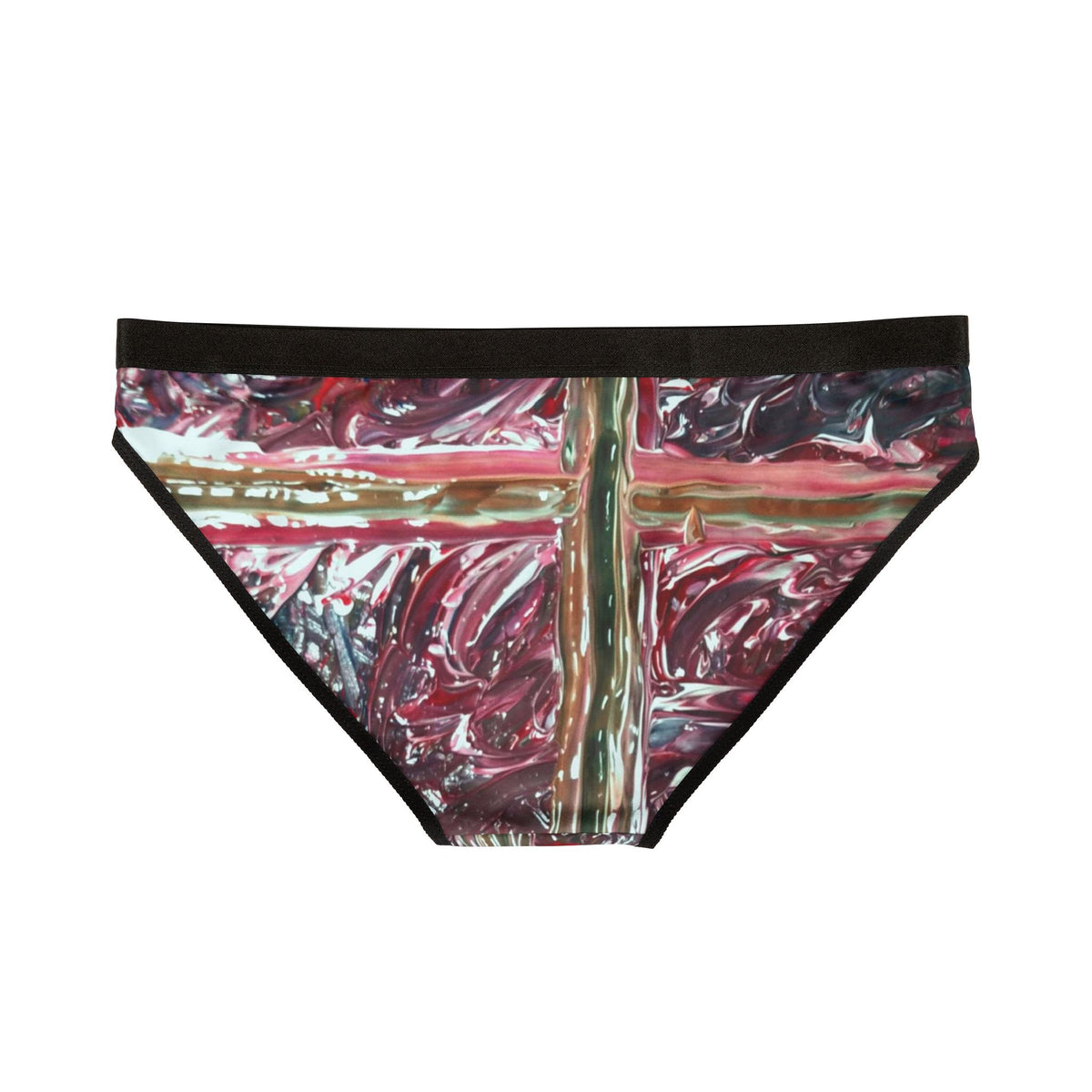 Artistic Women's Underwear, Colorful Intimates, AOP Prints, Unique Women's Lingerie, Vibrant Daily Wear, Fashionable Panties
