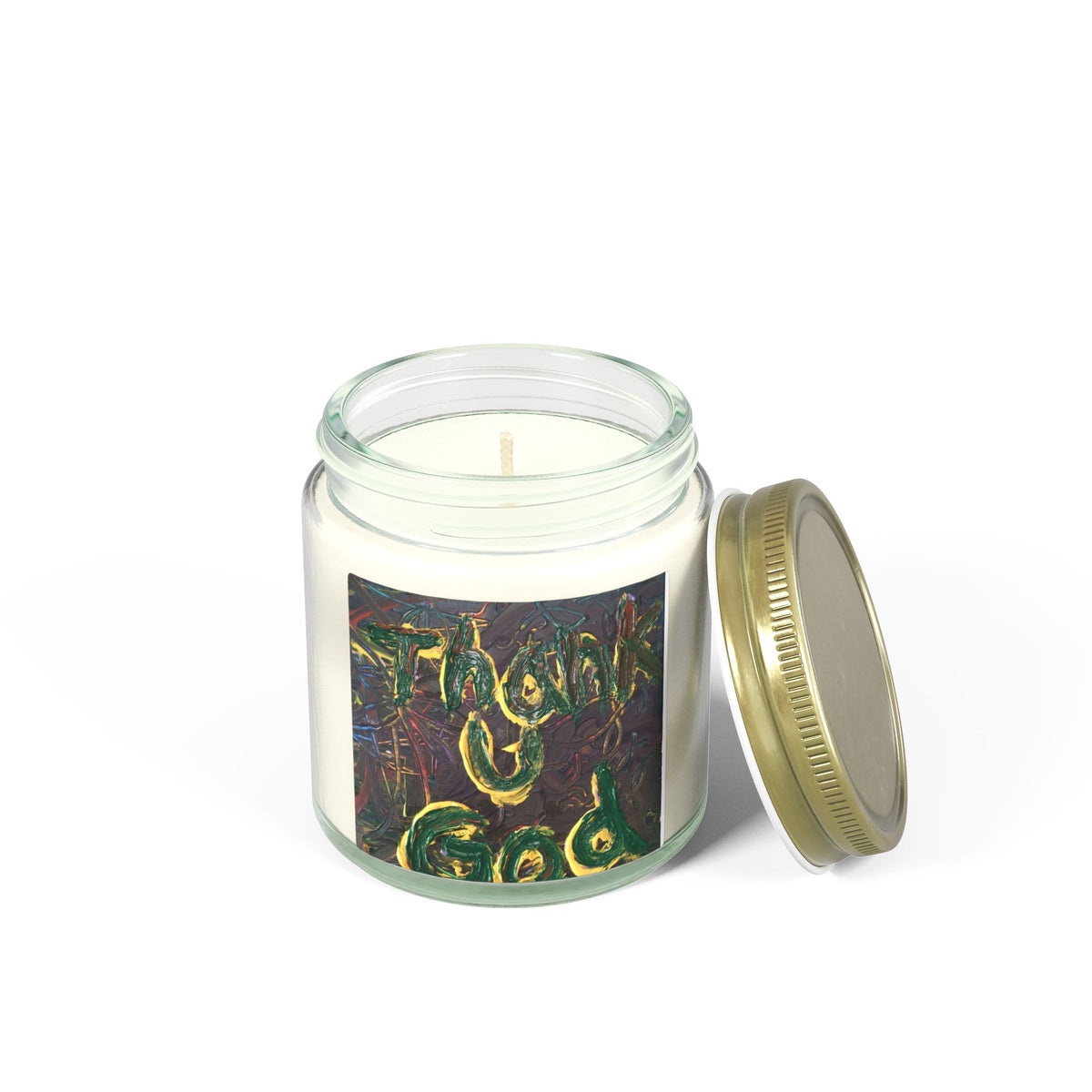 Coconut Apricot Scented Candle — 4oz/9oz Jar (Tropical, Warm & Fruity)