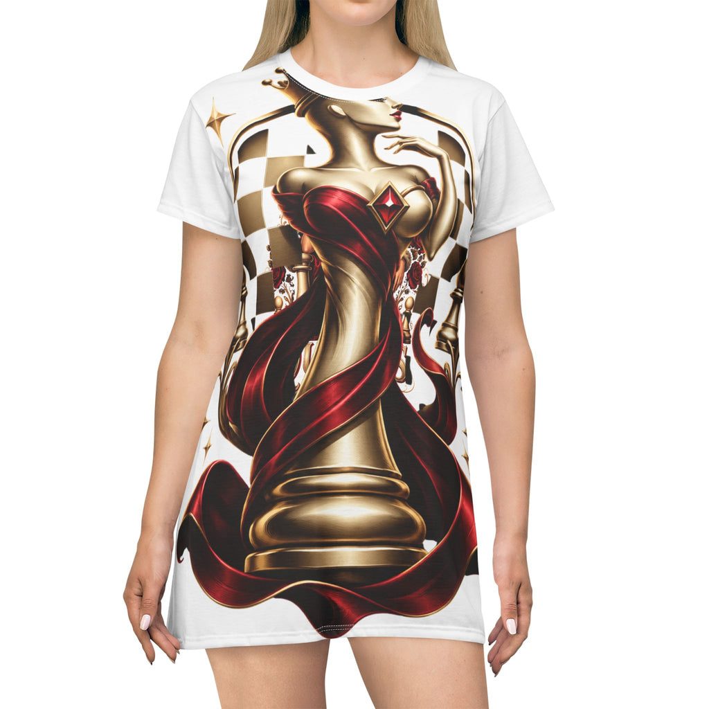 Chess Queen T-Shirt Dress