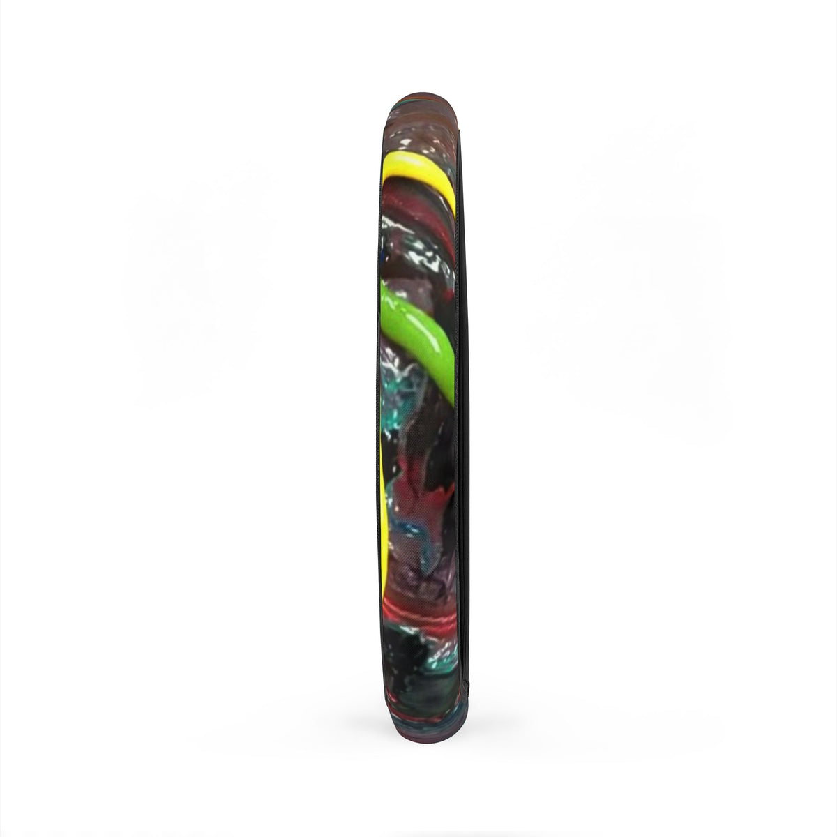 Abstract Neon Swirl Steering Wheel Cover
