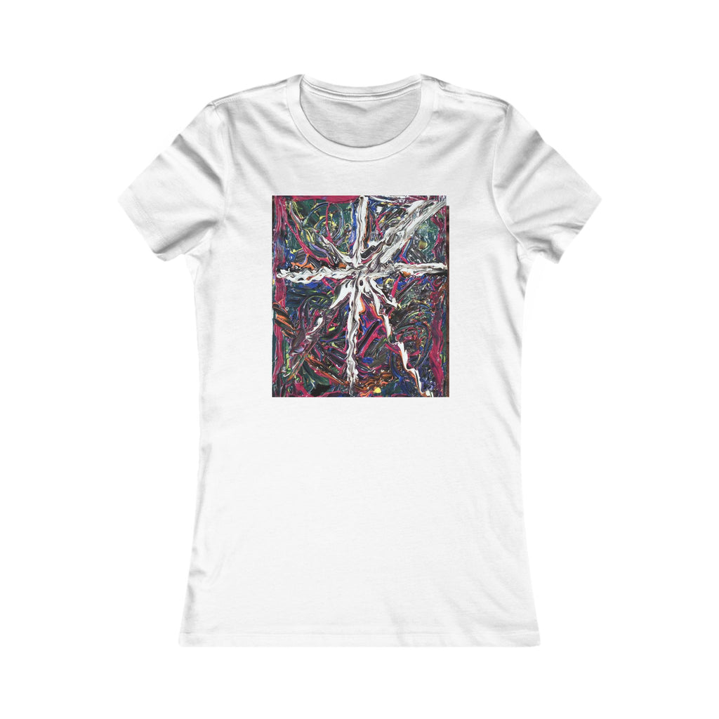 Abstract Starburst Art Tee — Women's Graphic T-Shirt