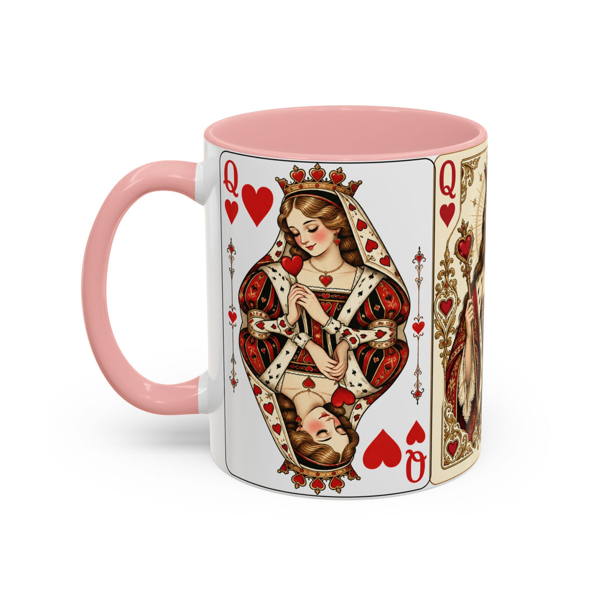 Queen of Hearts Playing Card Coffee Mug
