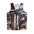 Abstract Urban Paint Basketball Jersey