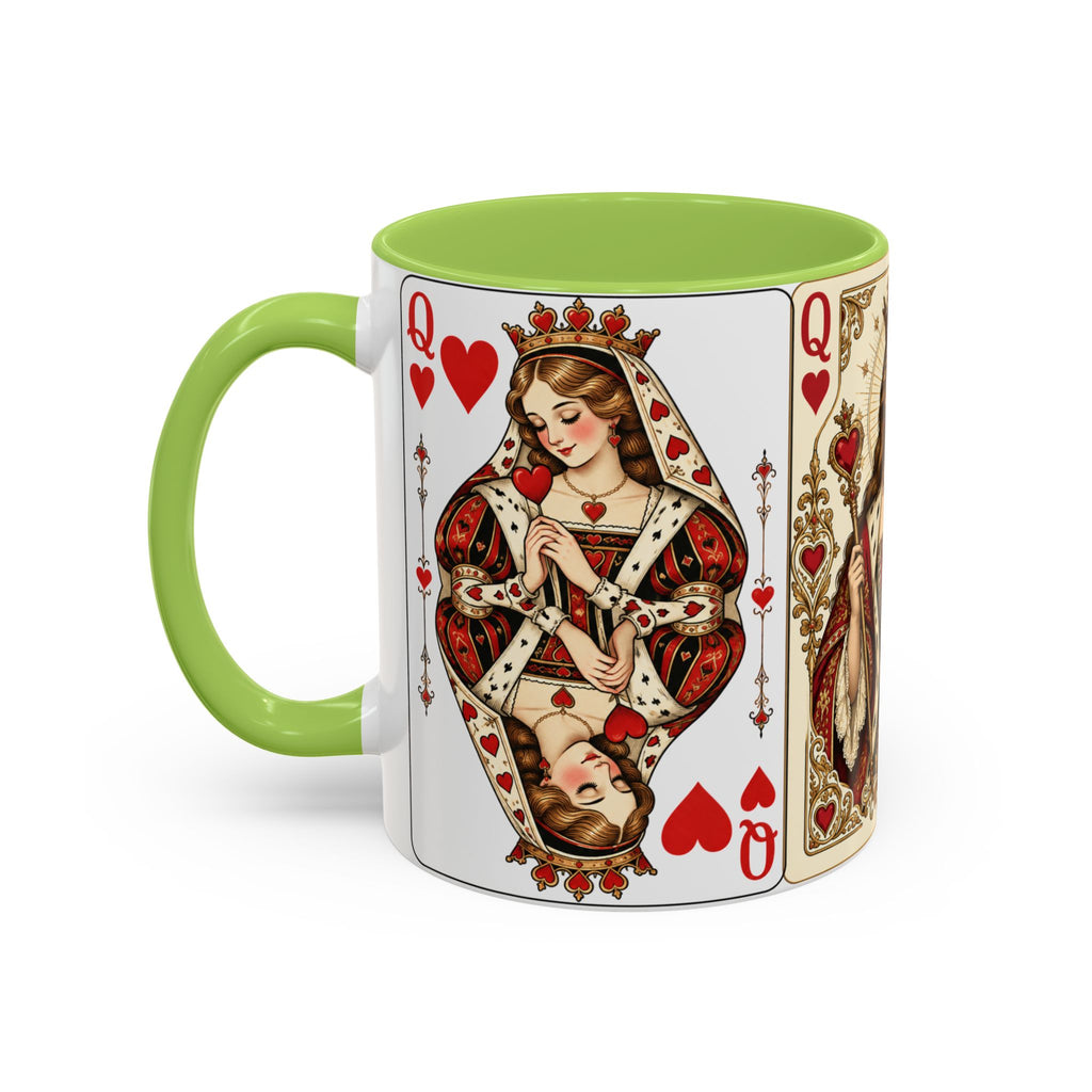 Queen of Hearts Playing Card Coffee Mug