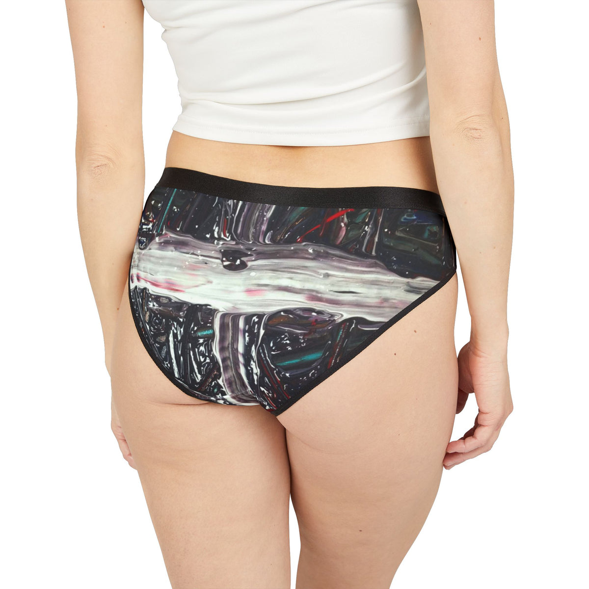 Artistic Women's Underwear, Vibrant Print, Unique Design, Everyday Comfort, Gift Idea, Artistic Lingerie