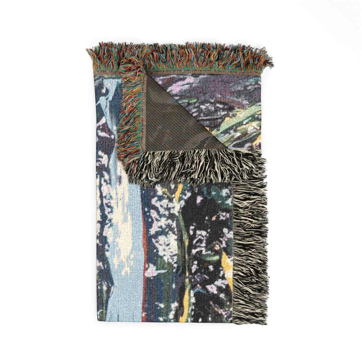 Artistic Woven Blanket: Cozy Home Decor, Perfect for Gifts, Living Room or Bedroom, Ideal for Housewarming and Christmas