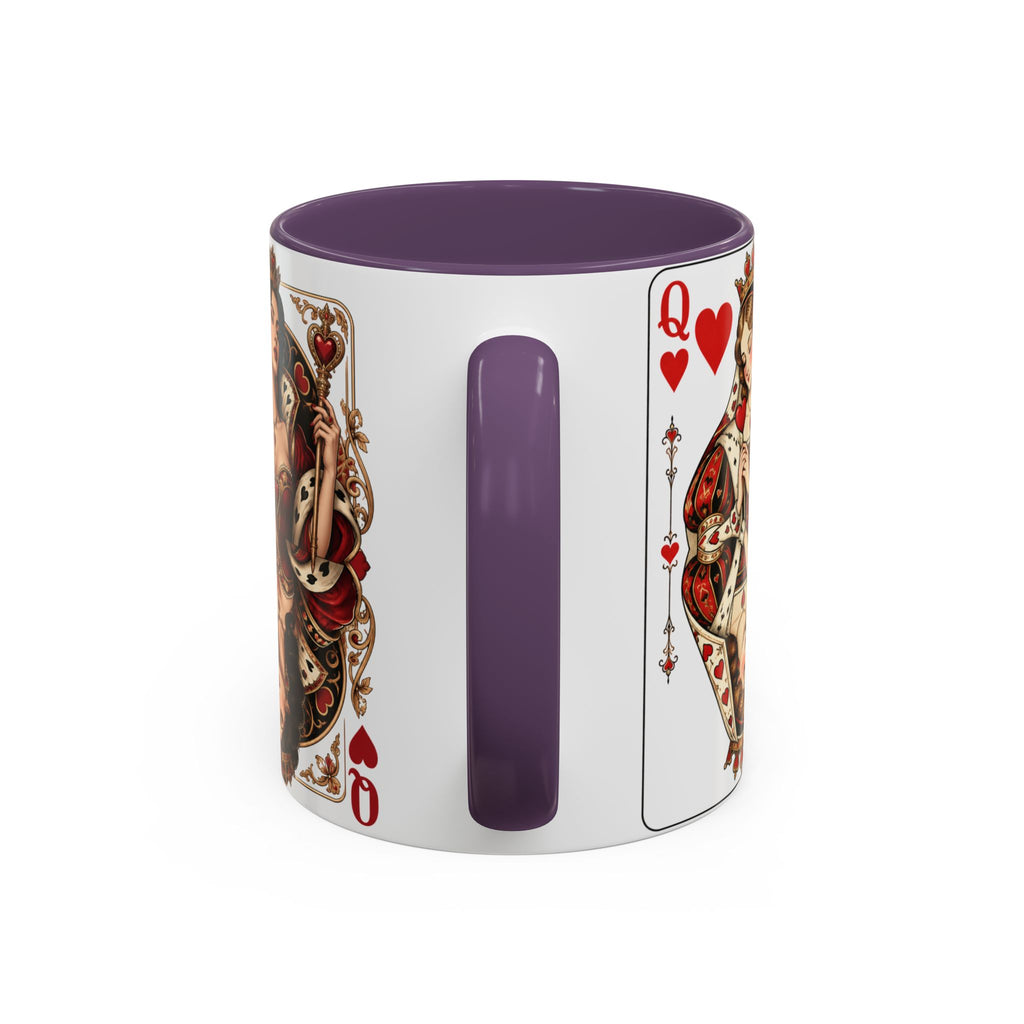 Queen of Hearts Playing Card Coffee Mug