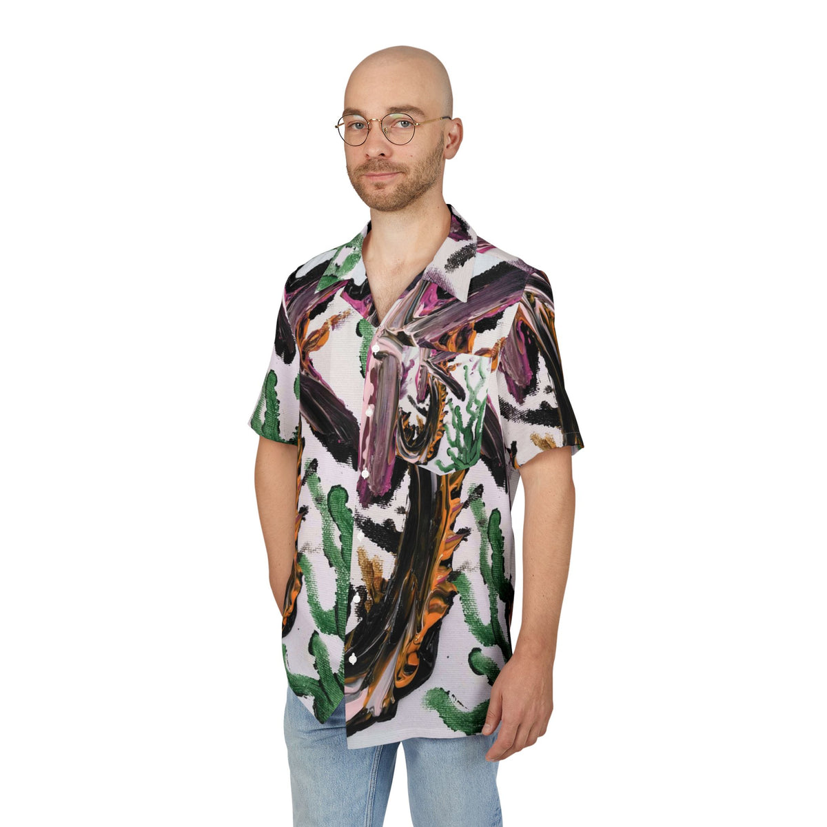 Abstract Tropical Hawaiian Shirt