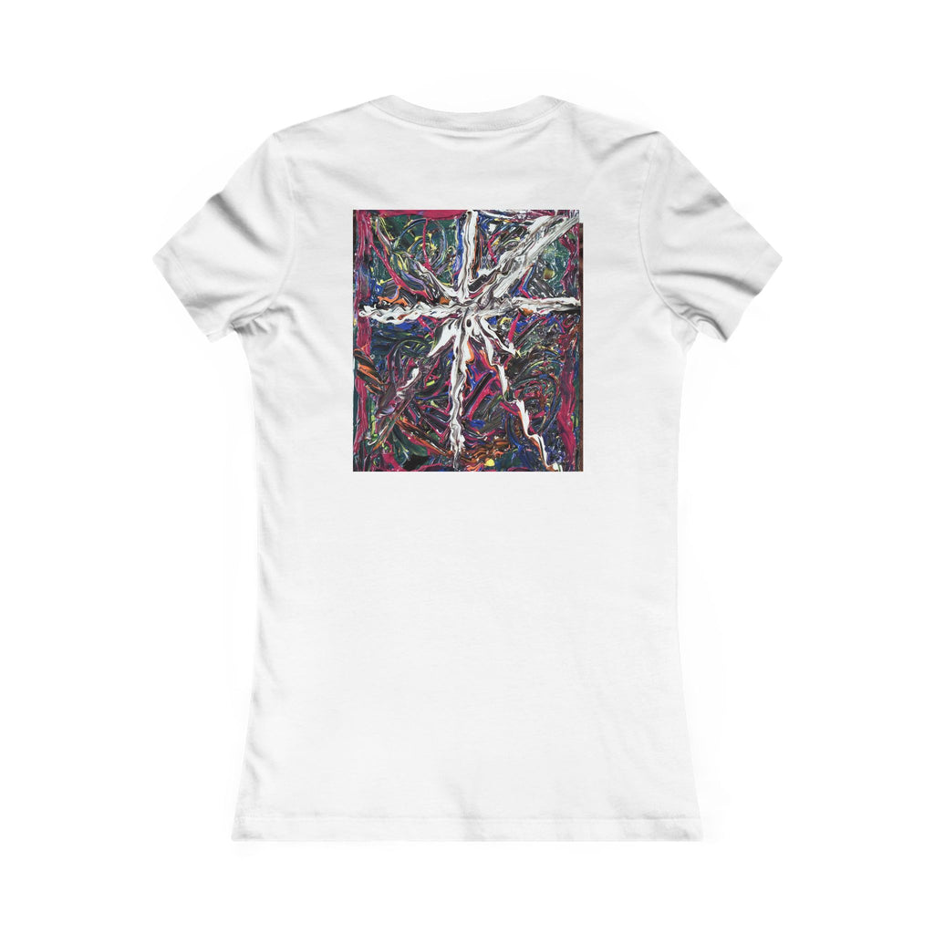 Abstract Starburst Art Tee — Women's Graphic T-Shirt