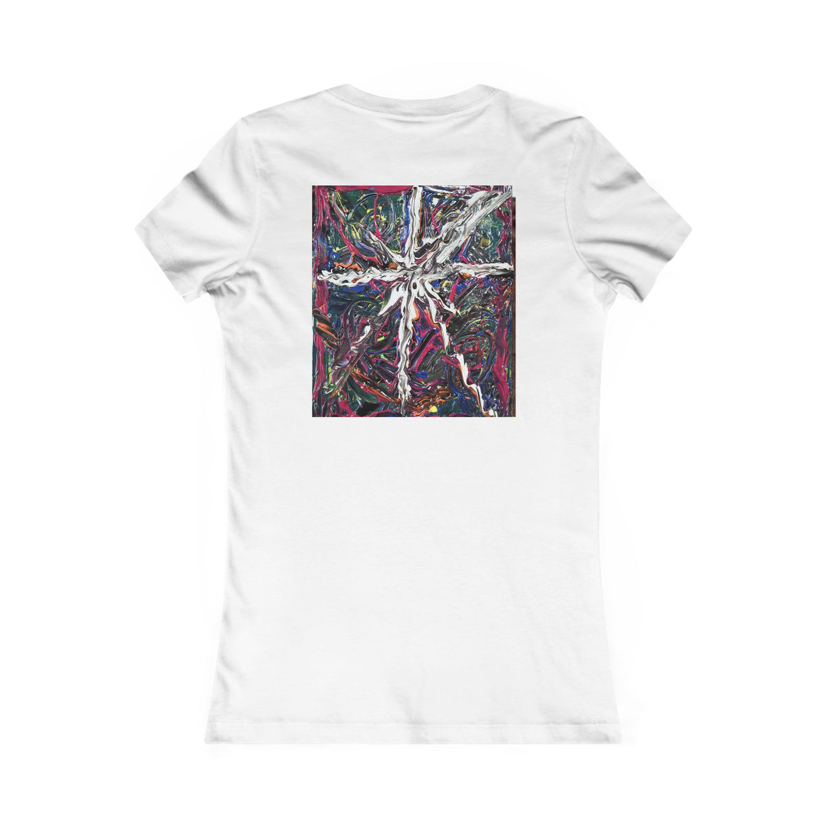 Abstract Starburst Art Tee — Women's Graphic T-Shirt