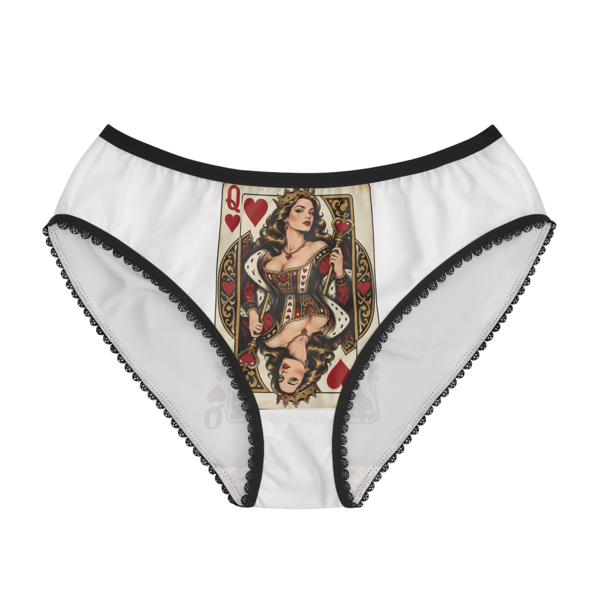 Queen of Hearts Playing Card Women's Briefs