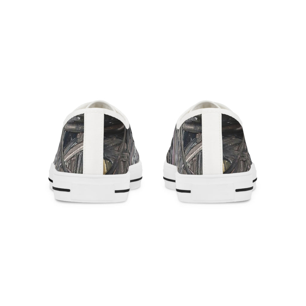 Low Top Sneakers — Urban Graffiti Wire Pattern