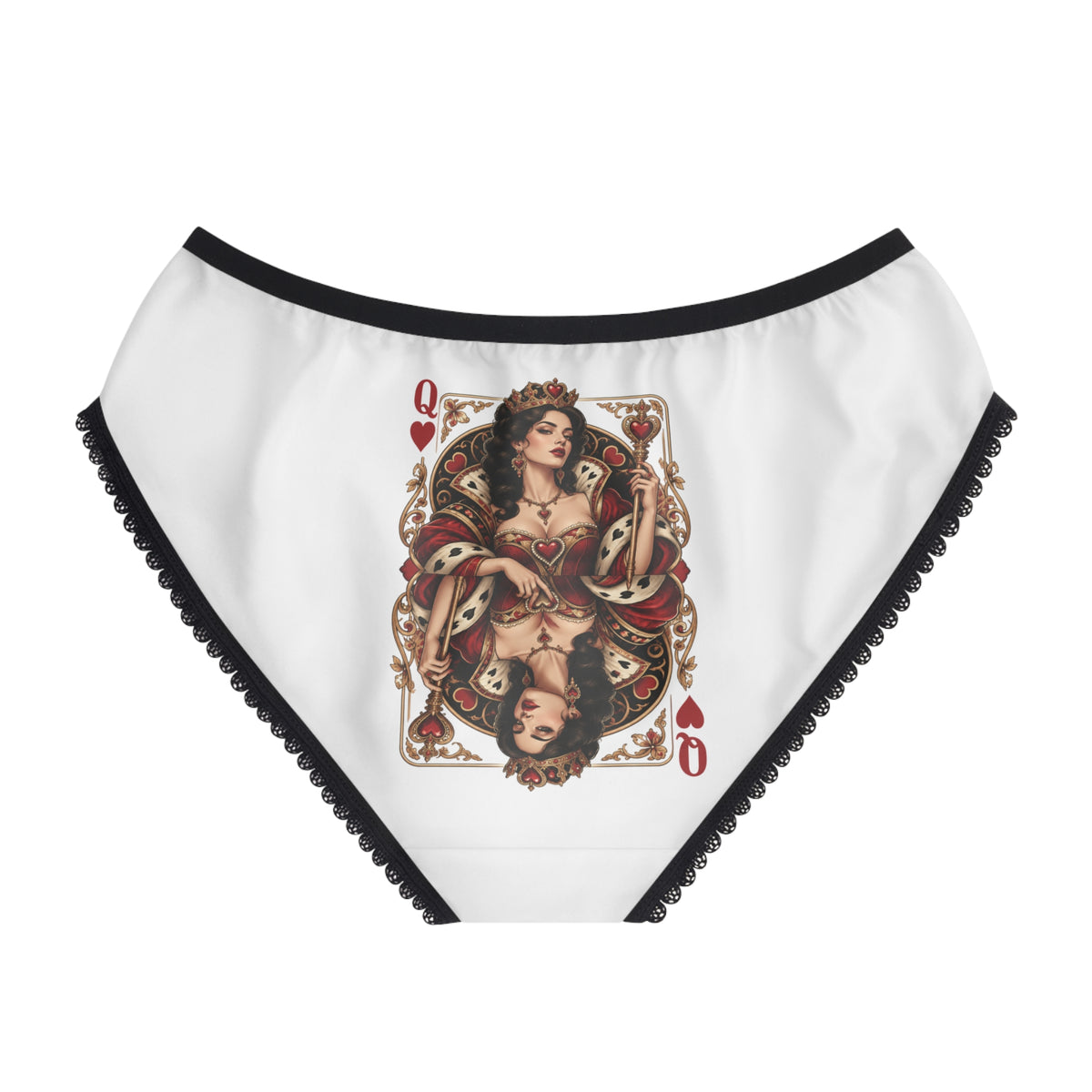 Queen of Hearts Playing Card Women's Briefs