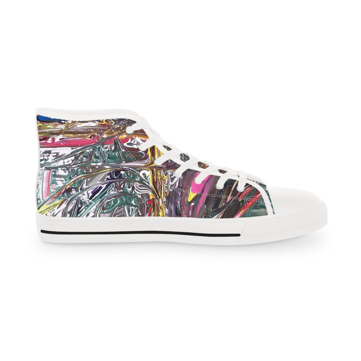 Vibrant High Top Sneakers for Men, Stylish Footwear, Unique Summer Shoes, Trendy Casual Sneakers, Perfect for Music Festivals, [...]