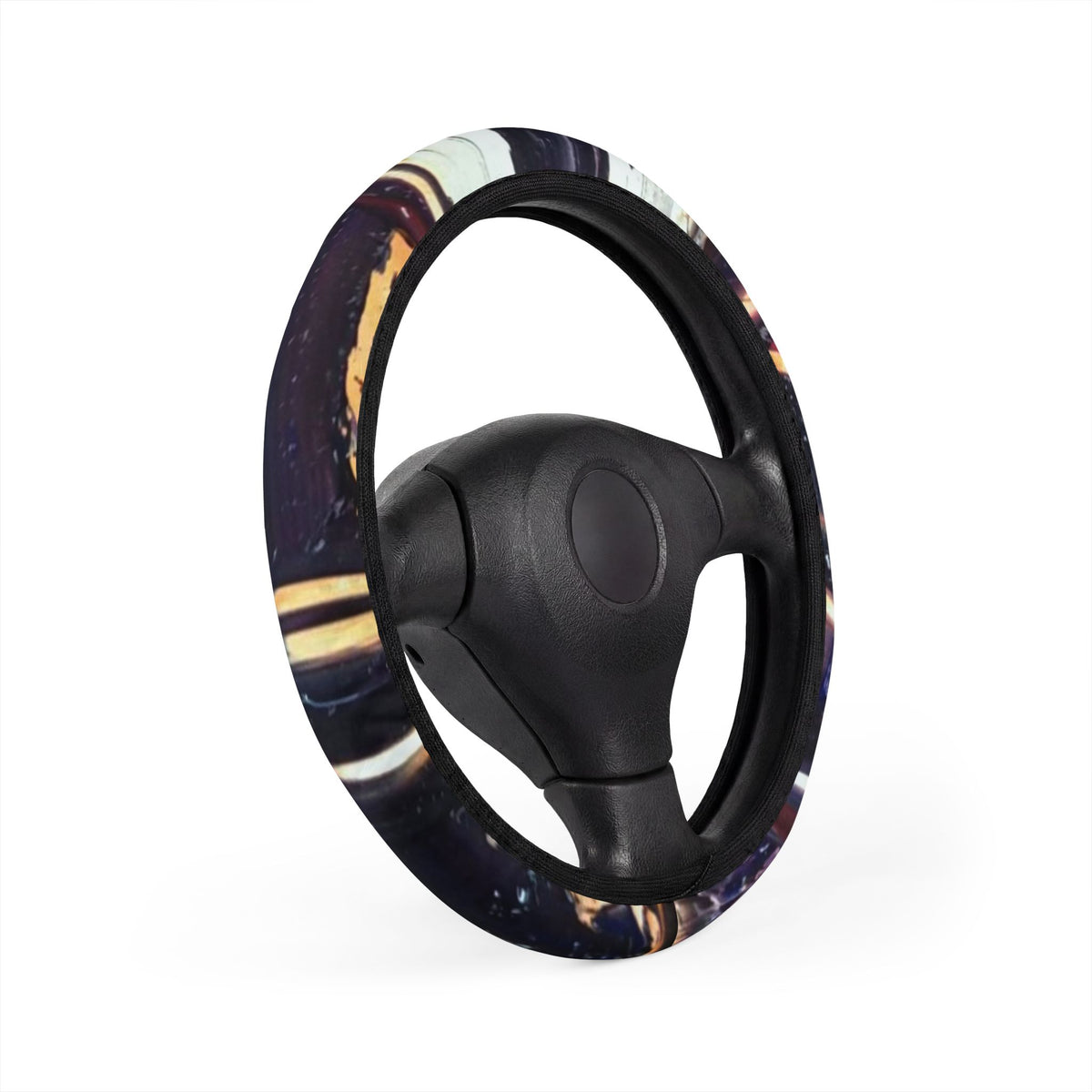 Galaxy Nebula Steering Wheel Cover — Cosmic Car Steering Wheel Protector