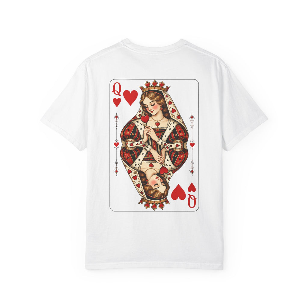 Queen of Hearts Playing Card T-Shirt
