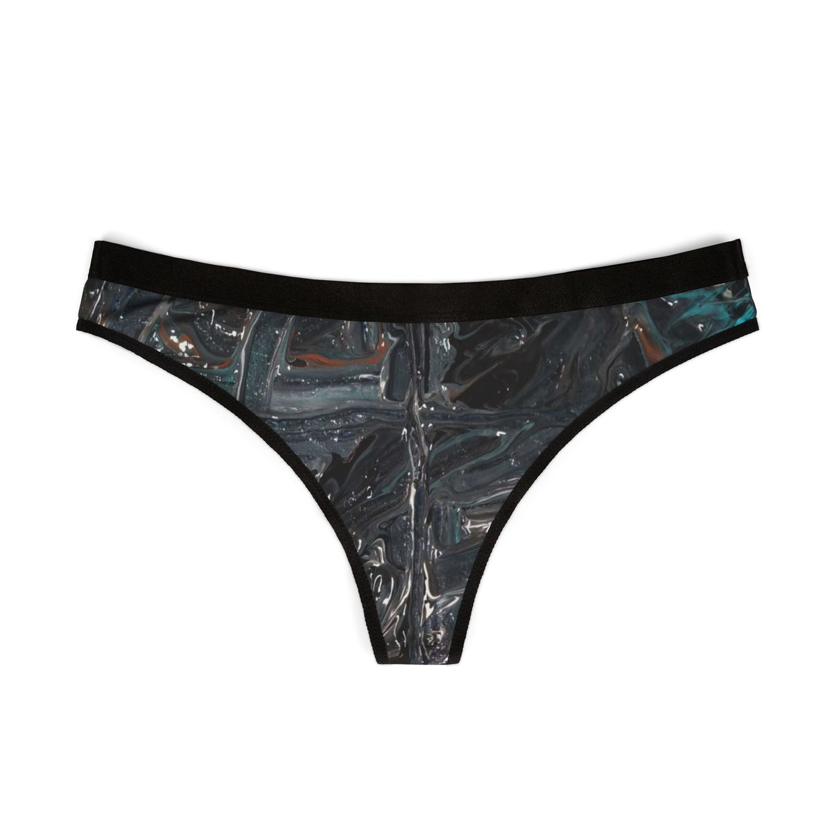 Abstract Art Women's Thongs, Stylish Underwear, Chic Lingerie, Comfortable Daily Wear, Unique Gift for Her