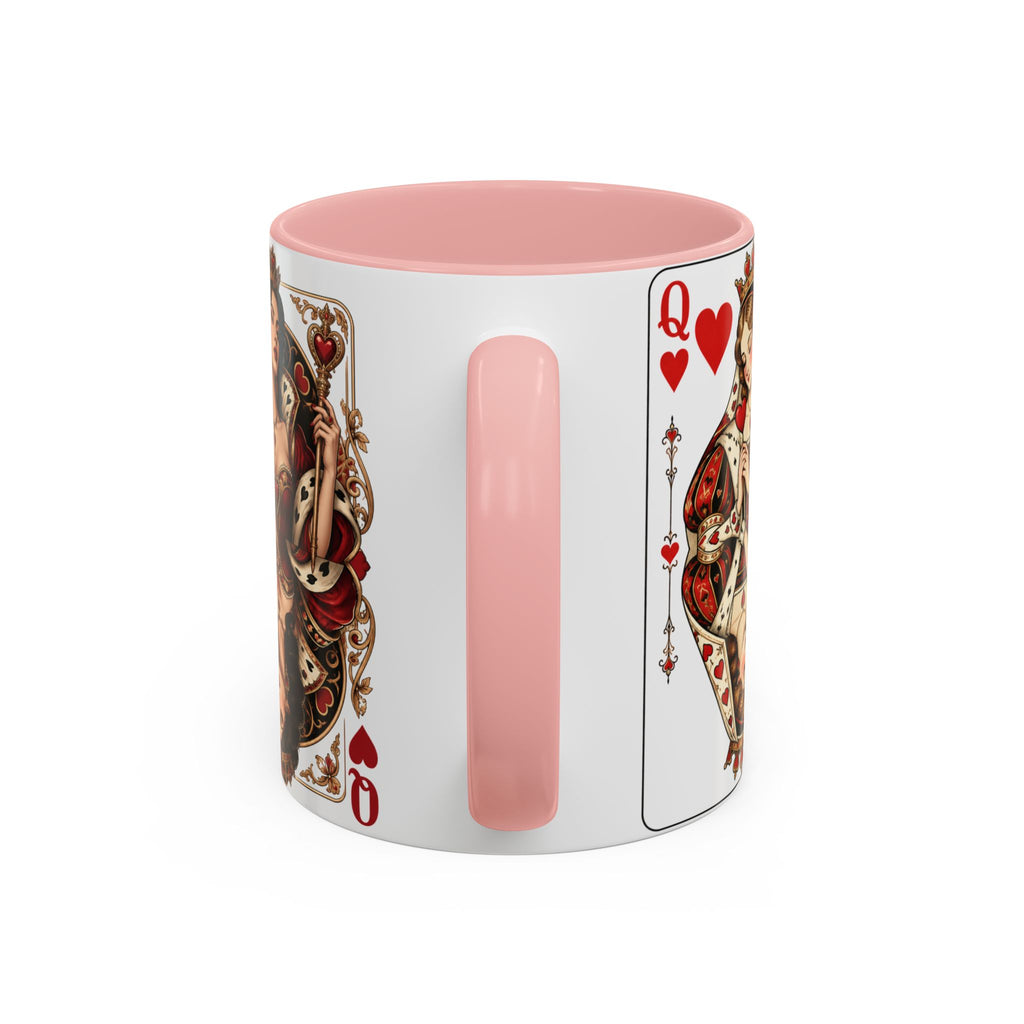 Queen of Hearts Playing Card Coffee Mug
