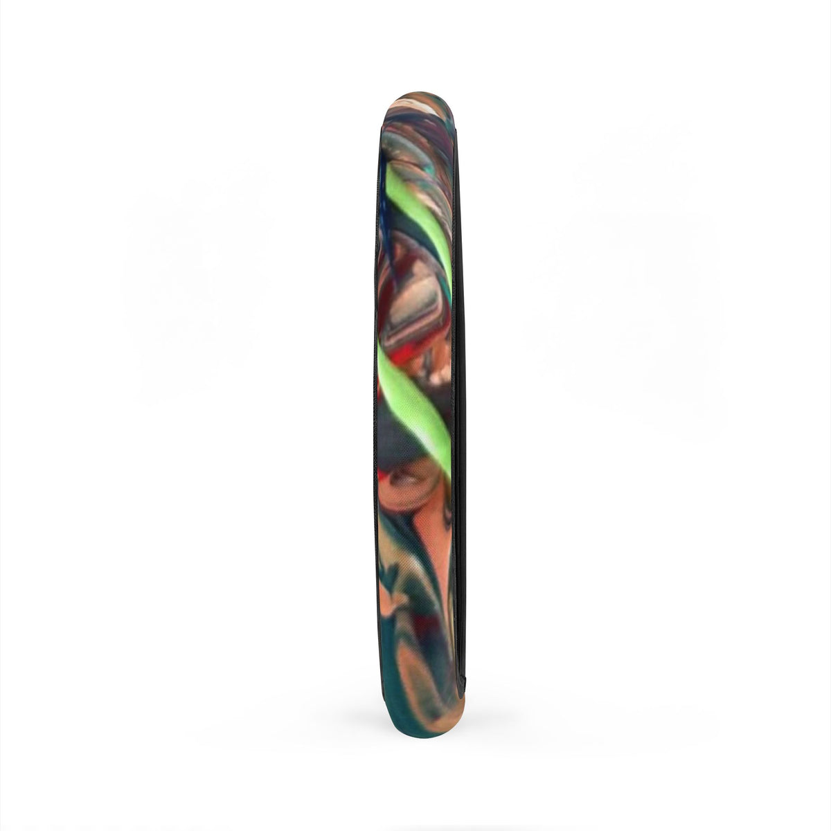 Abstract Iridescent Steering Wheel Cover — Colorful Marble Car Accessory