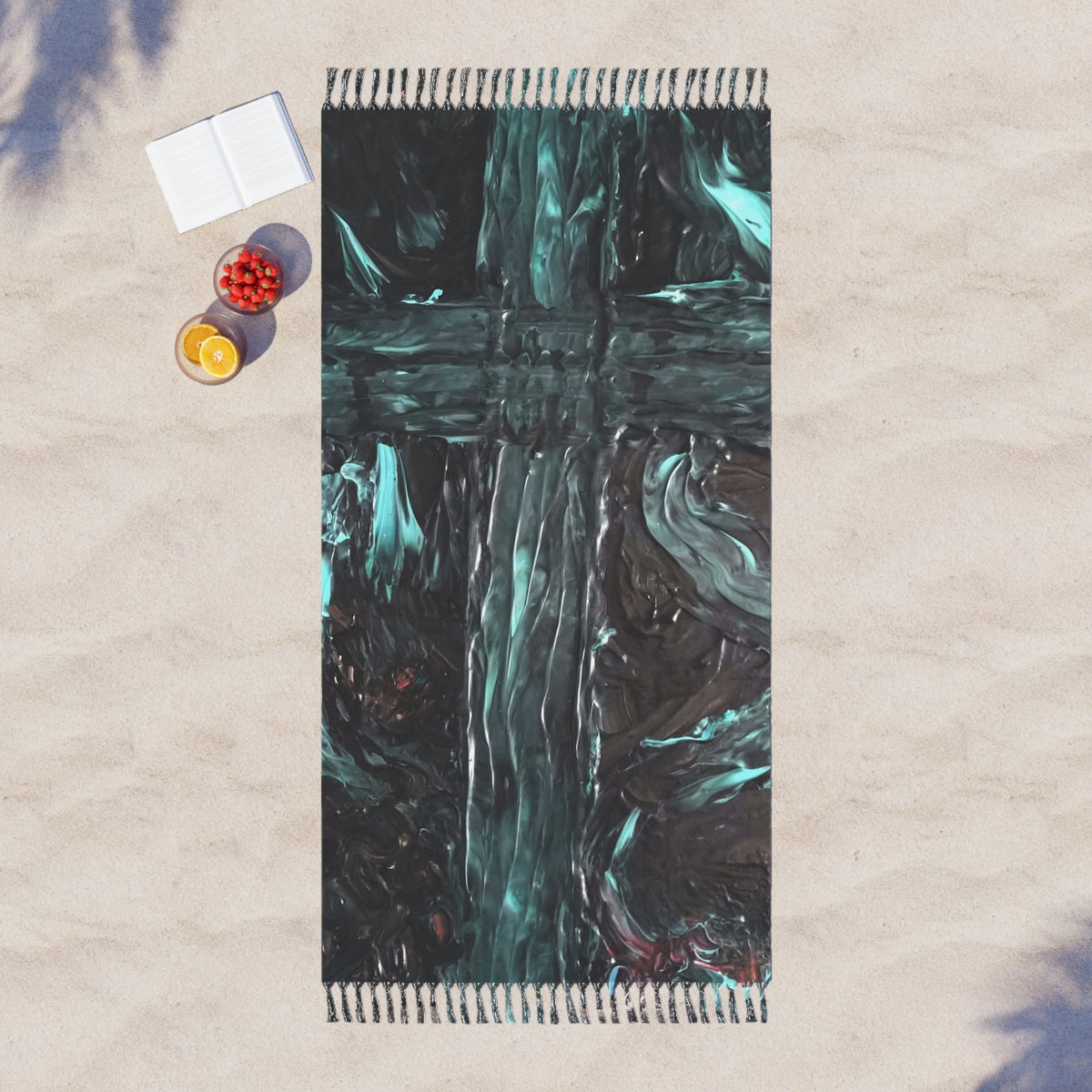 Boho Beach Towel - Stylish Beach Blanket, Summer Must-Have, Outdoor Vibes, Gift for Beach Lovers, Poolside Essential
