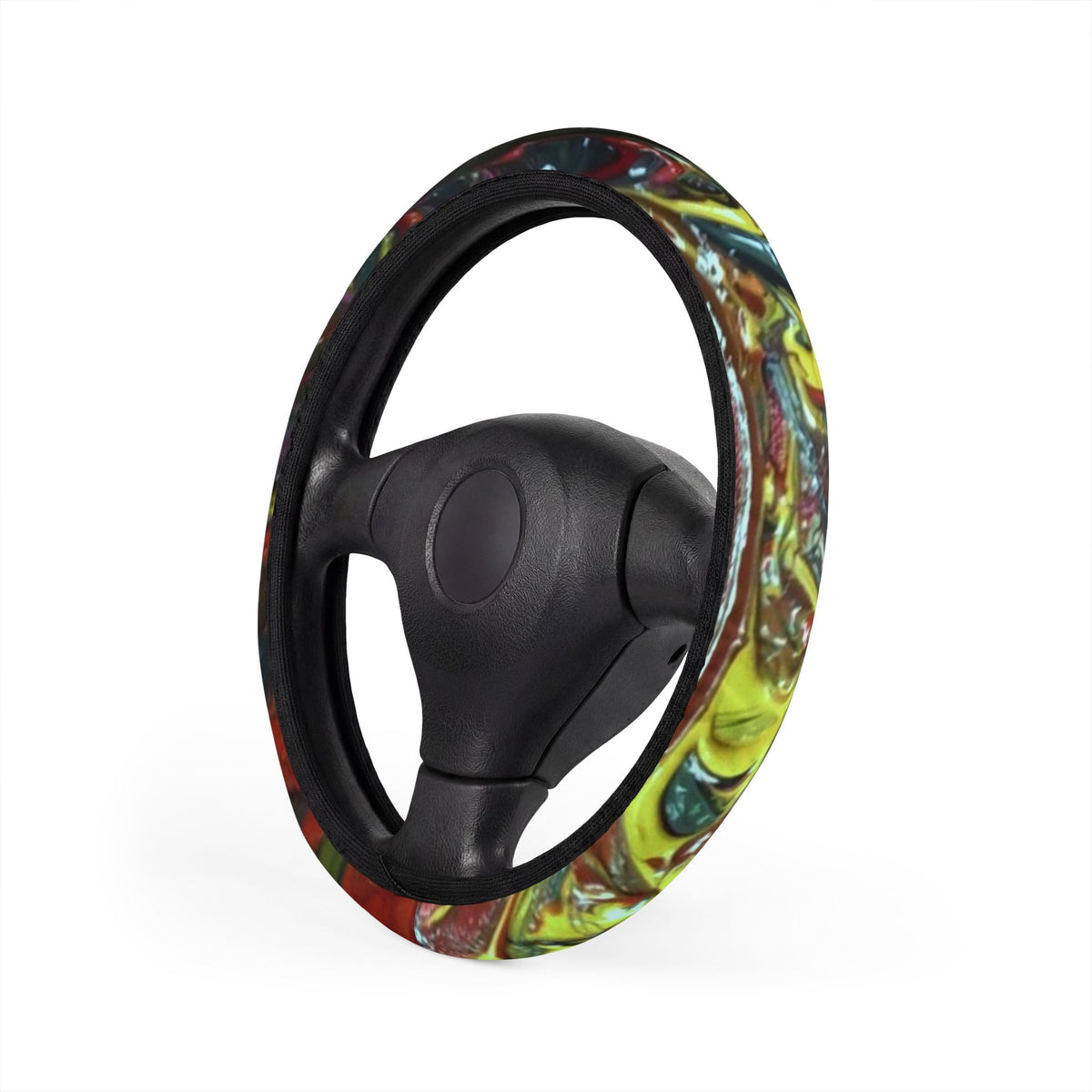 Autumn Camouflage Steering Wheel Cover