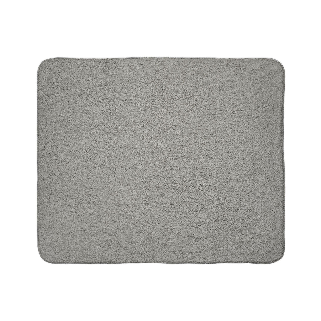 Abstract Window Pane Sherpa Blanket — Cozy Artistic Fleece Throw