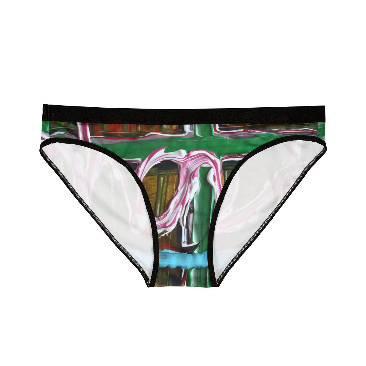 Artistic Women's Underwear, Vibrant Panties, Colorful Intimates, Unique Lingerie, Gift for Her, Art Lover's Underwear
