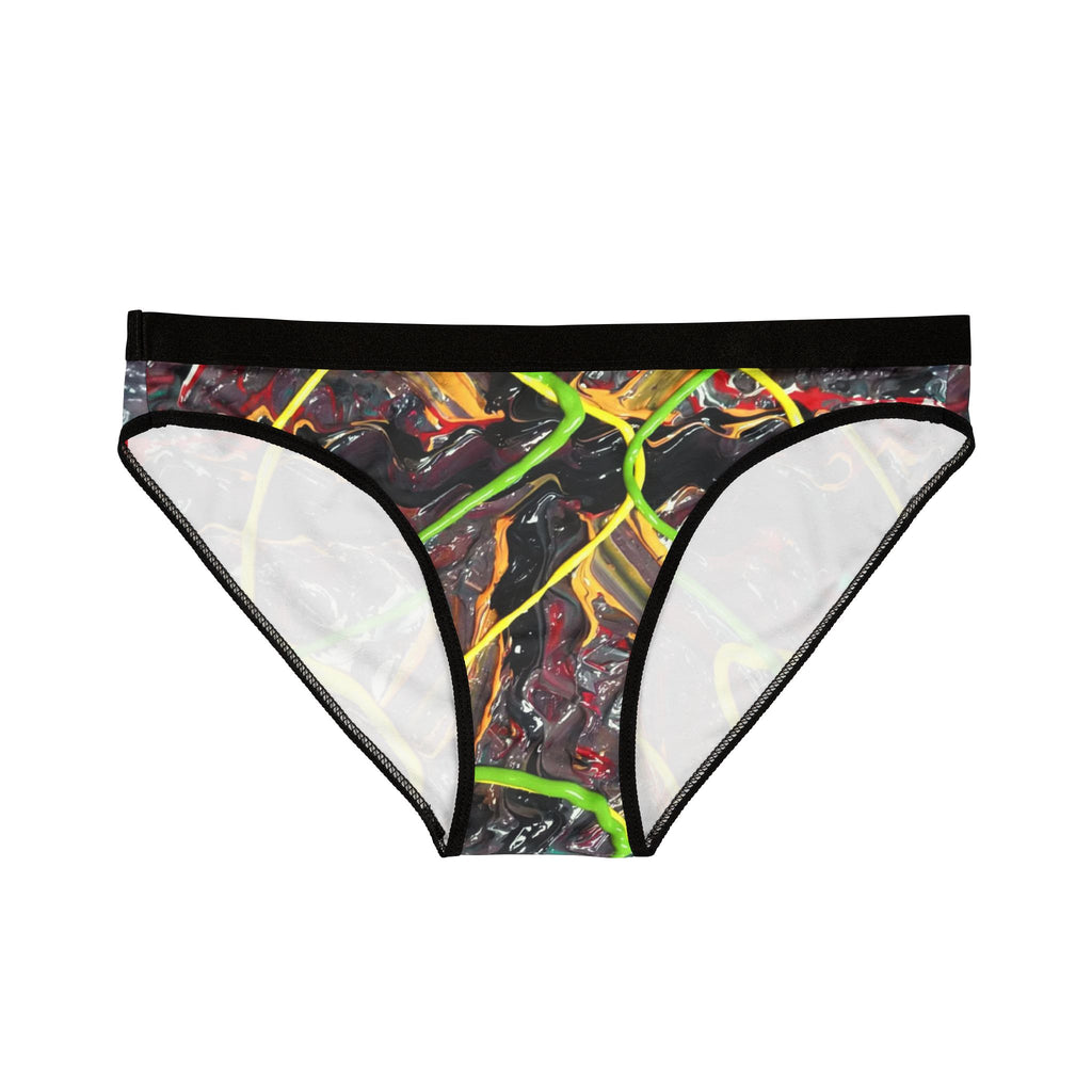 Abstract Neon Swirl Women's Bikini Briefs