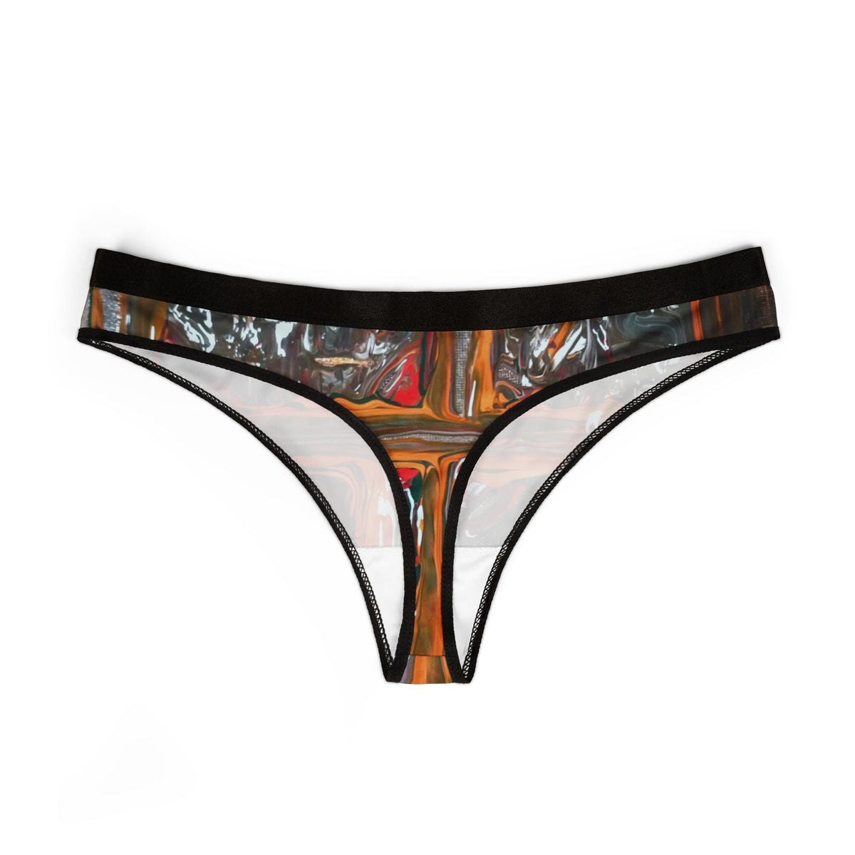 Stylish Women's Thongs, Vibrant Lingerie for Everyday Comfort, Self-Care Gift, Unique Fashion Item, Art-Inspired Undergarments