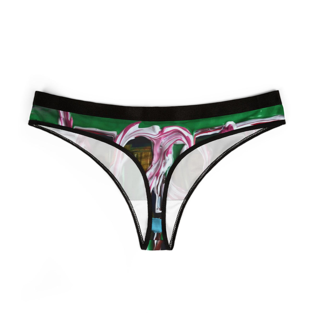 Colorful Women's Thongs, Unique Underwear, AOP Lingerie, Comfortable Fashion, Fun Gift for Her