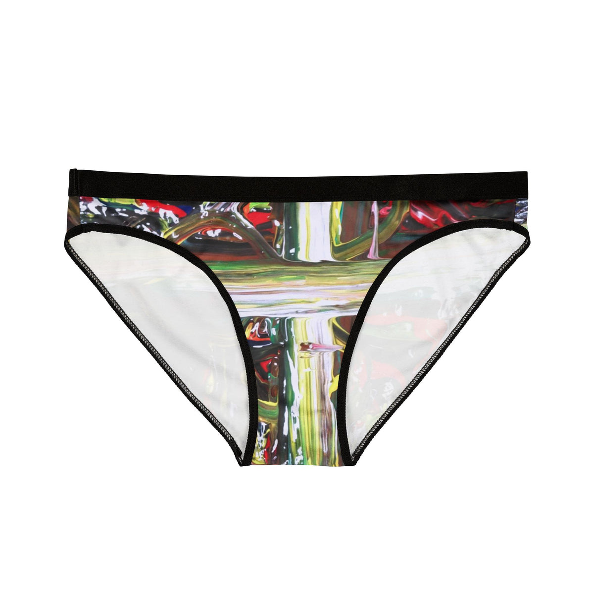 Artistic Women's Underwear, Colorful AOP Panties, Unique Gift for Her, Comfortable Lingerie, Fun Everyday Wear