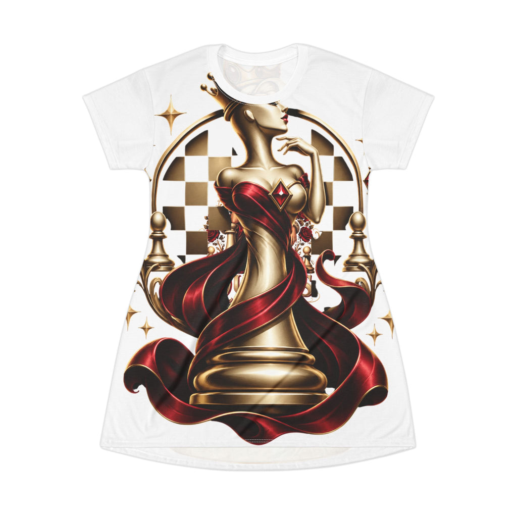Chess Queen T-Shirt Dress