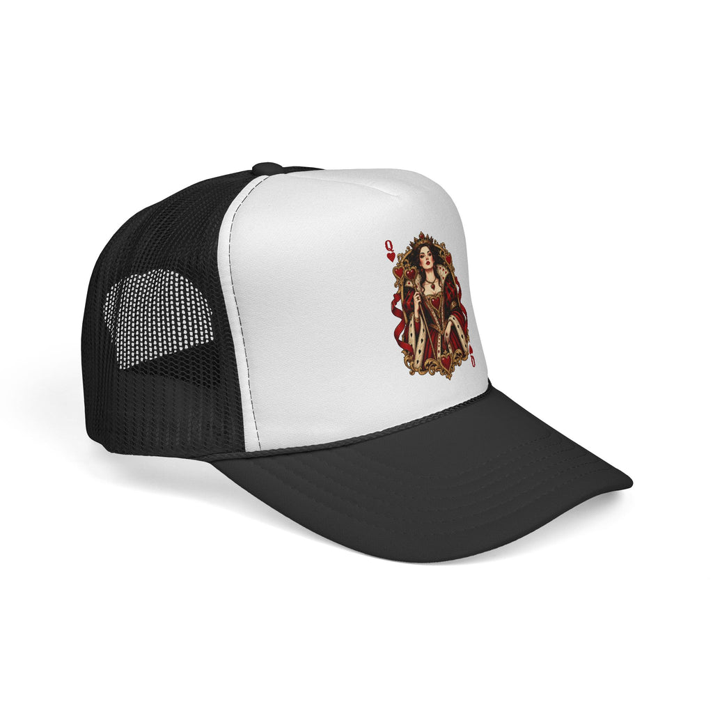 Queen of Hearts Playing Card Trucker Cap