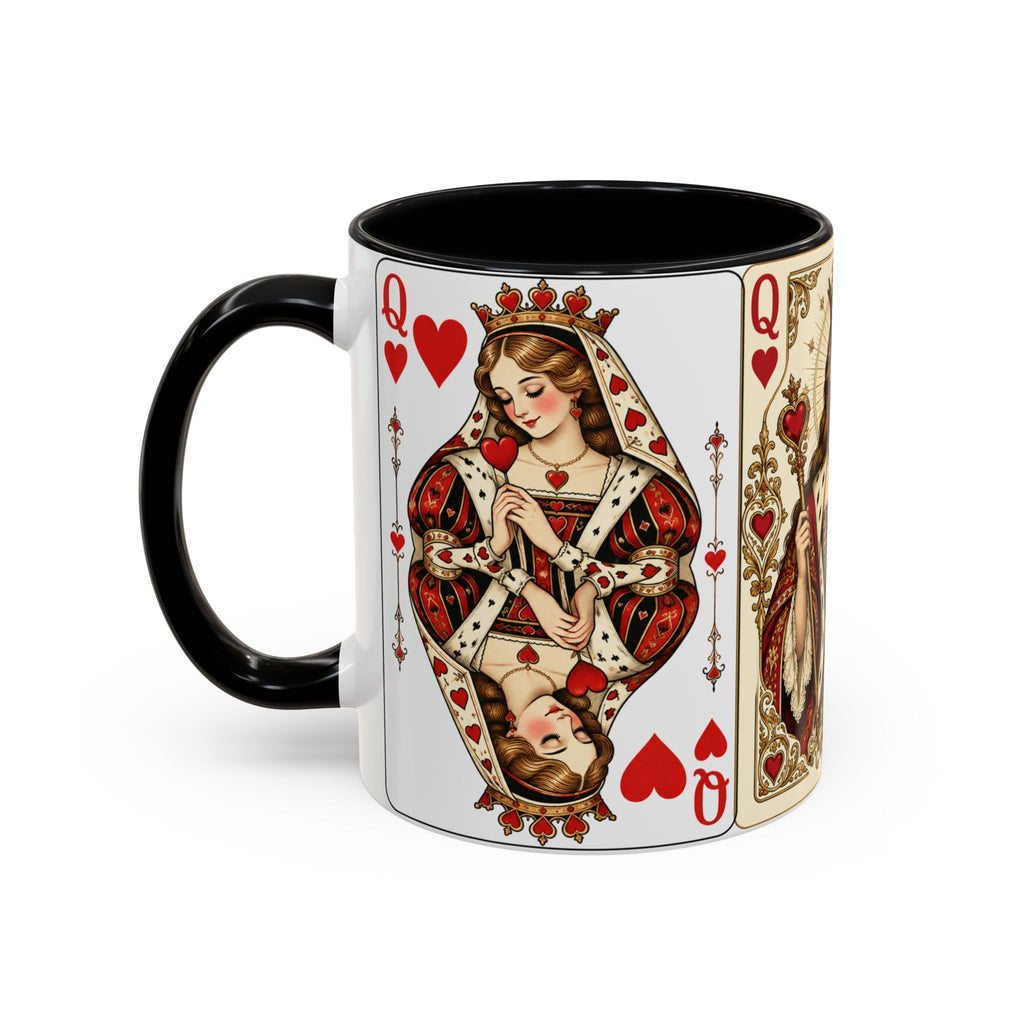 Queen of Hearts Playing Card Coffee Mug