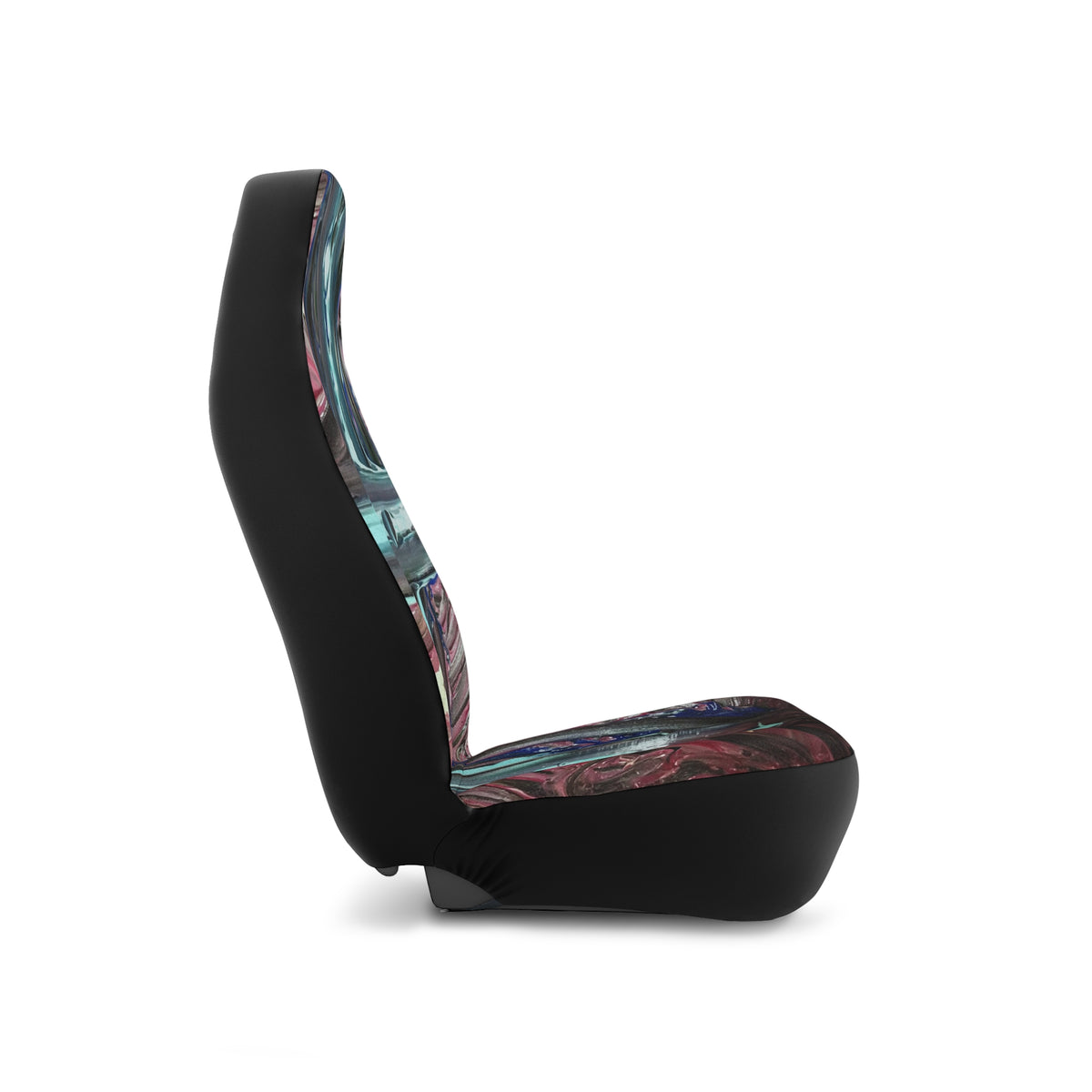 Abstract Metallic Cross Car Seat Covers — Artistic Automotive Seat Protector