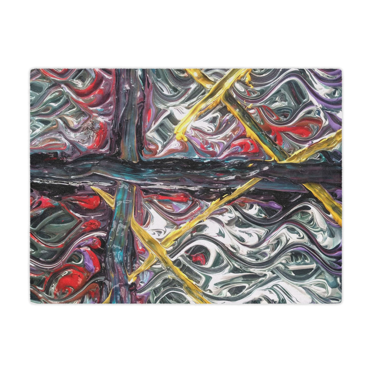 Artistic Minky Blanket for Comfort, Cozy Home Decor, Unique Gift, Bohemian Vibe, Colorful Blanket for All Occasions