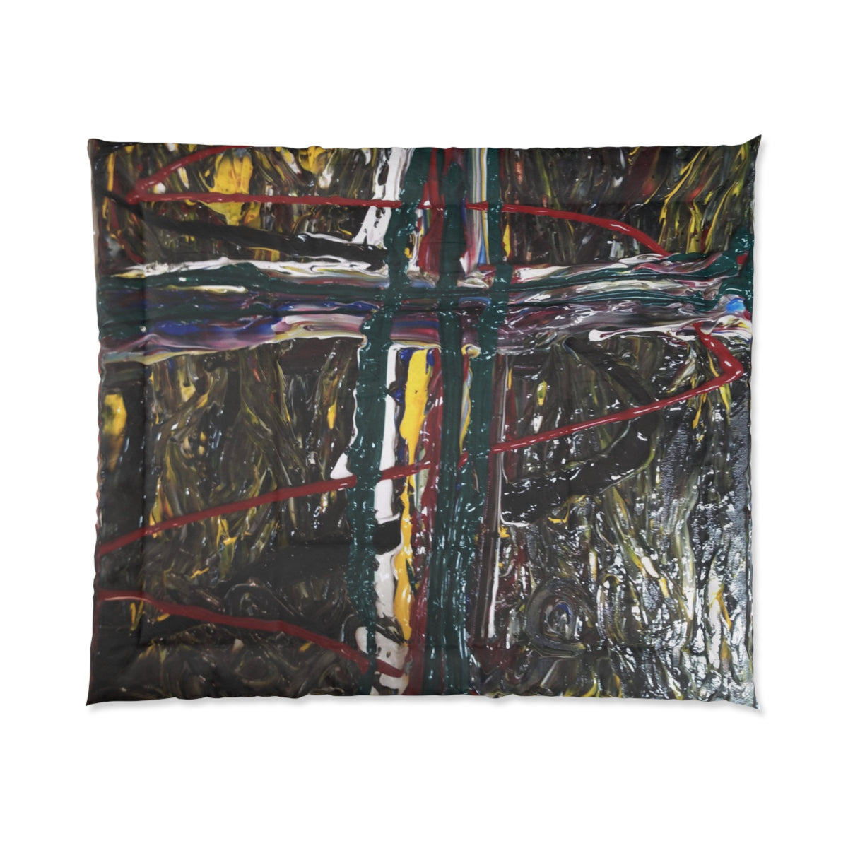 Abstract Art Comforter - Cozy Modern Bedding for Home Decor