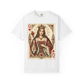 Queen of Hearts Playing Card Graphic T-Shirt