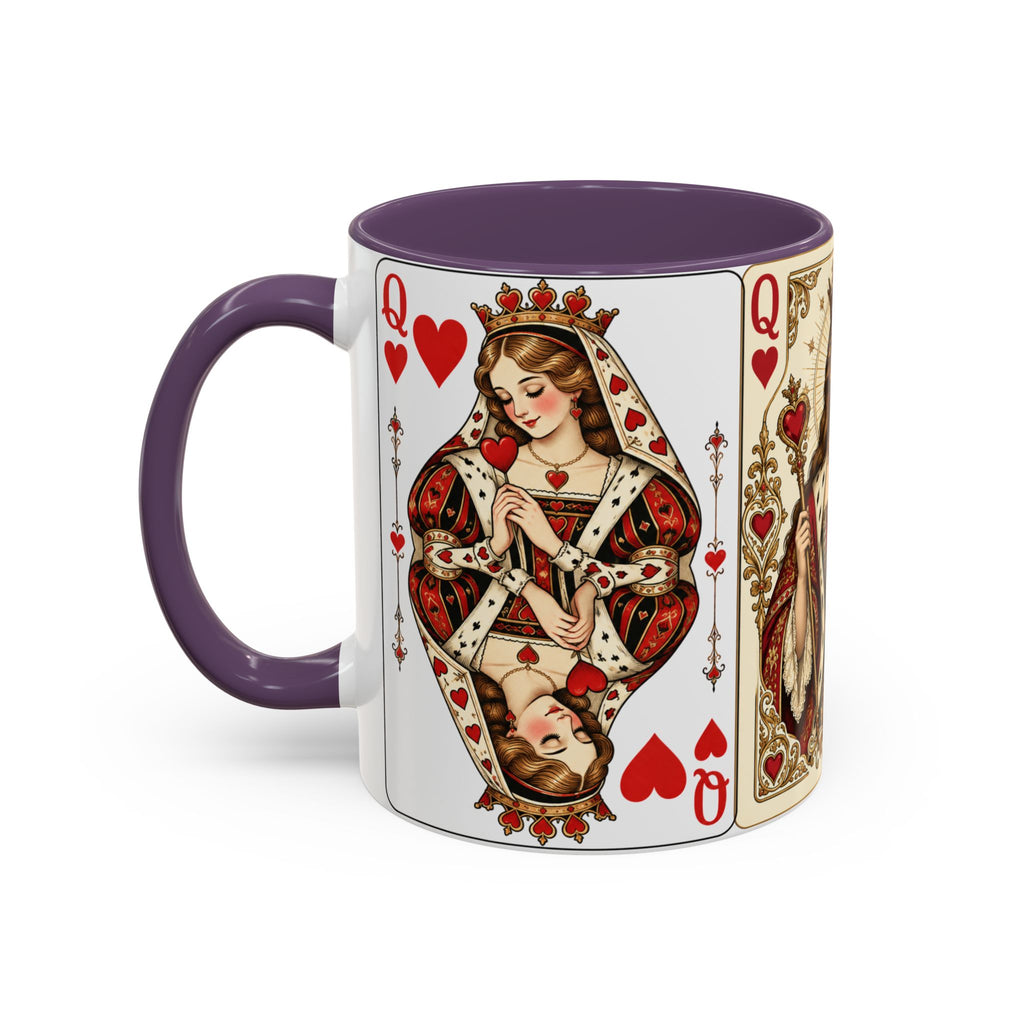 Queen of Hearts Playing Card Coffee Mug