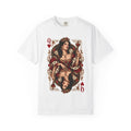 Queen of Hearts Playing Card Graphic T-Shirt