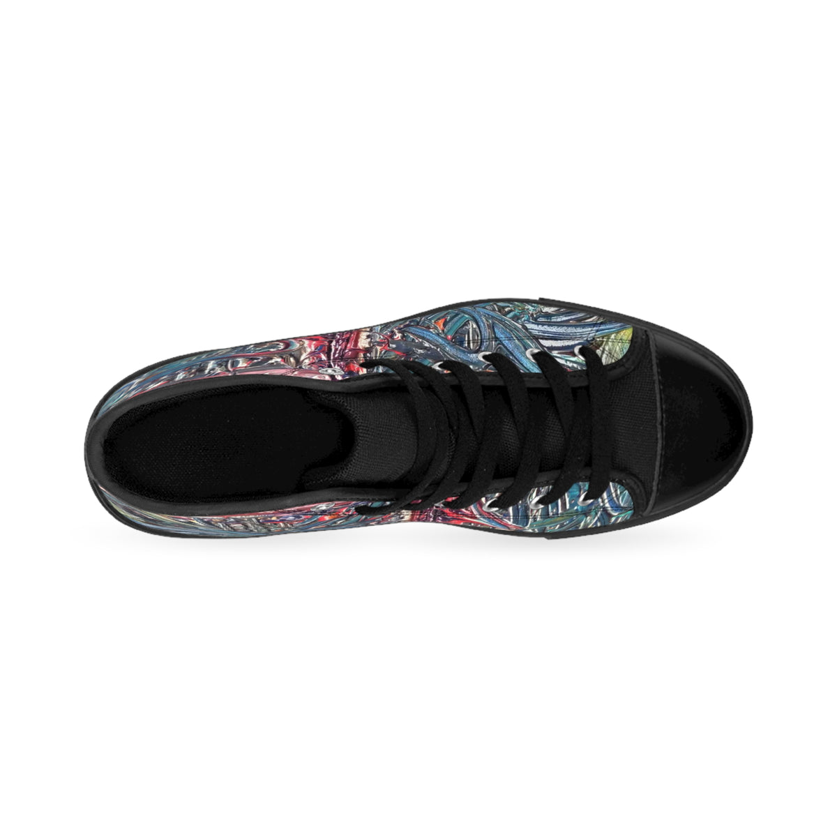 Artistic High-Top Sneakers for Creative Souls, Unique Everyday Footwear, Men’s Fashion, Gifts for Artists, Trendy Casual Shoes