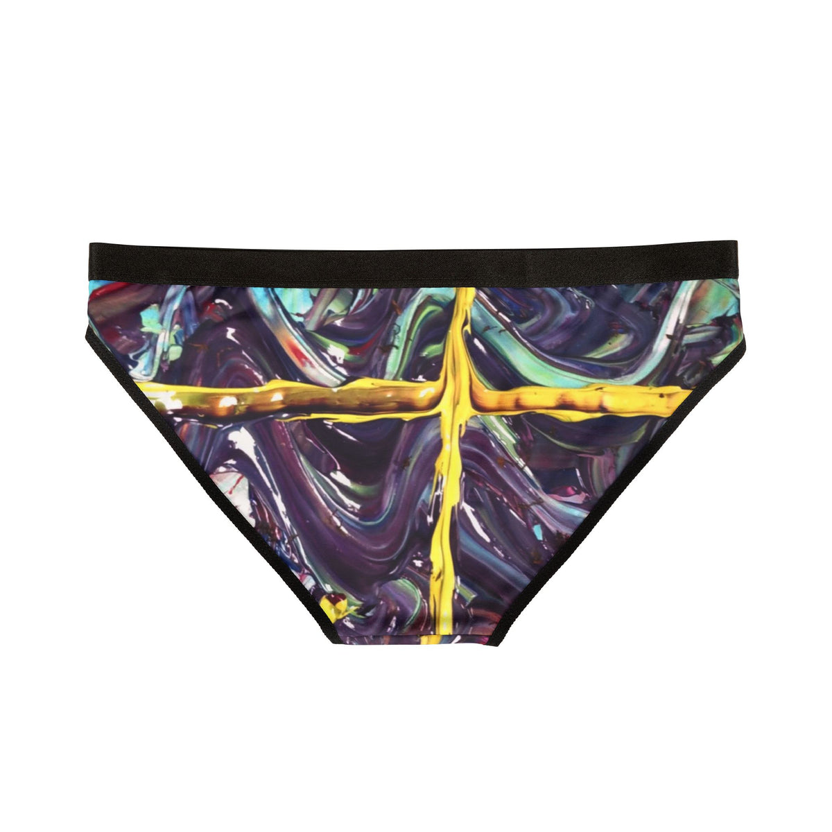 Vibrant Women's Underwear Set, Comfortable Cheeky Briefs, Art-inspired Lingerie, Unique Gift for Her, Festival Wear