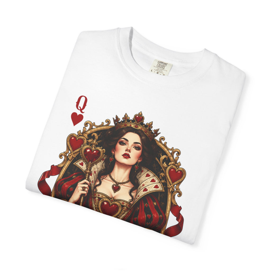 Queen of Hearts Playing Card T-Shirt