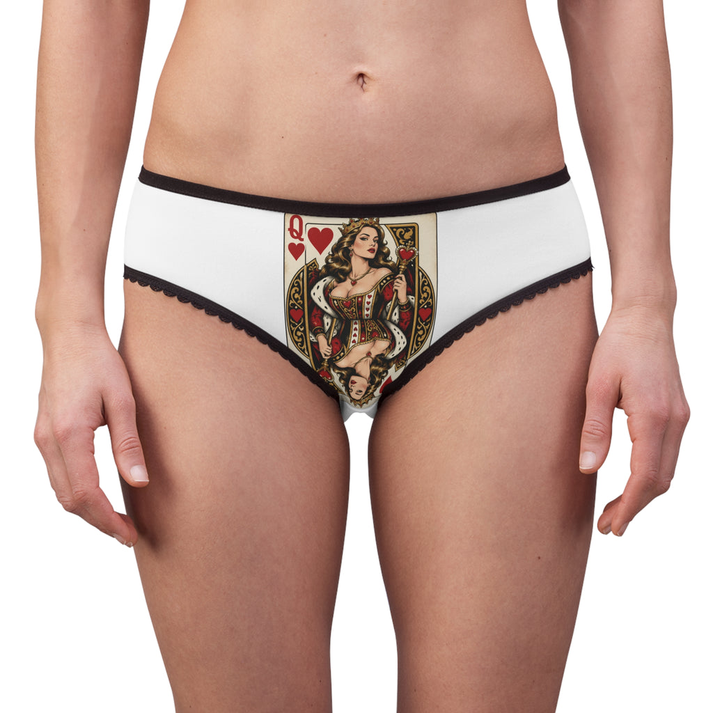 Queen of Hearts Playing Card Women's Briefs