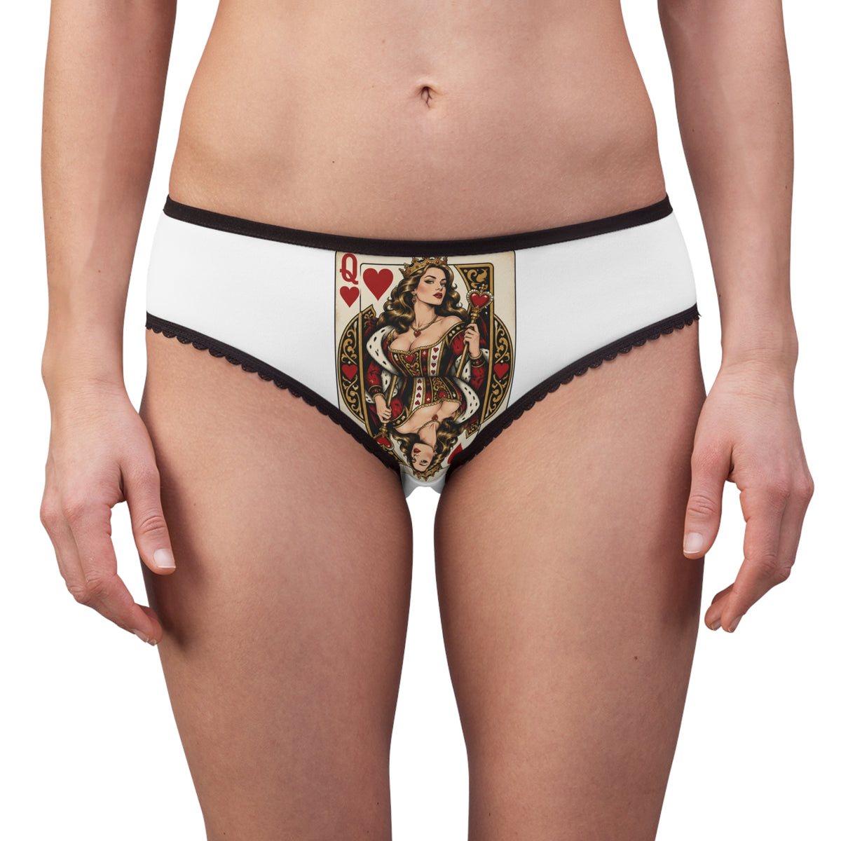 Queen of Hearts Playing Card Women's Briefs