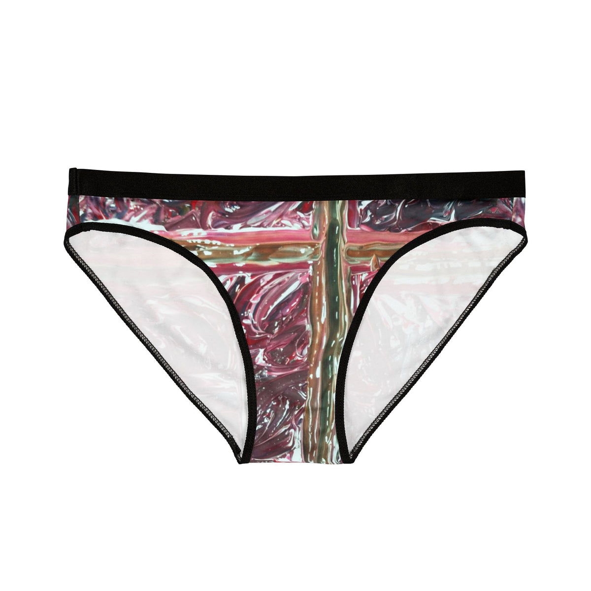 Artistic Women's Underwear, Colorful Intimates, AOP Prints, Unique Women's Lingerie, Vibrant Daily Wear, Fashionable Panties
