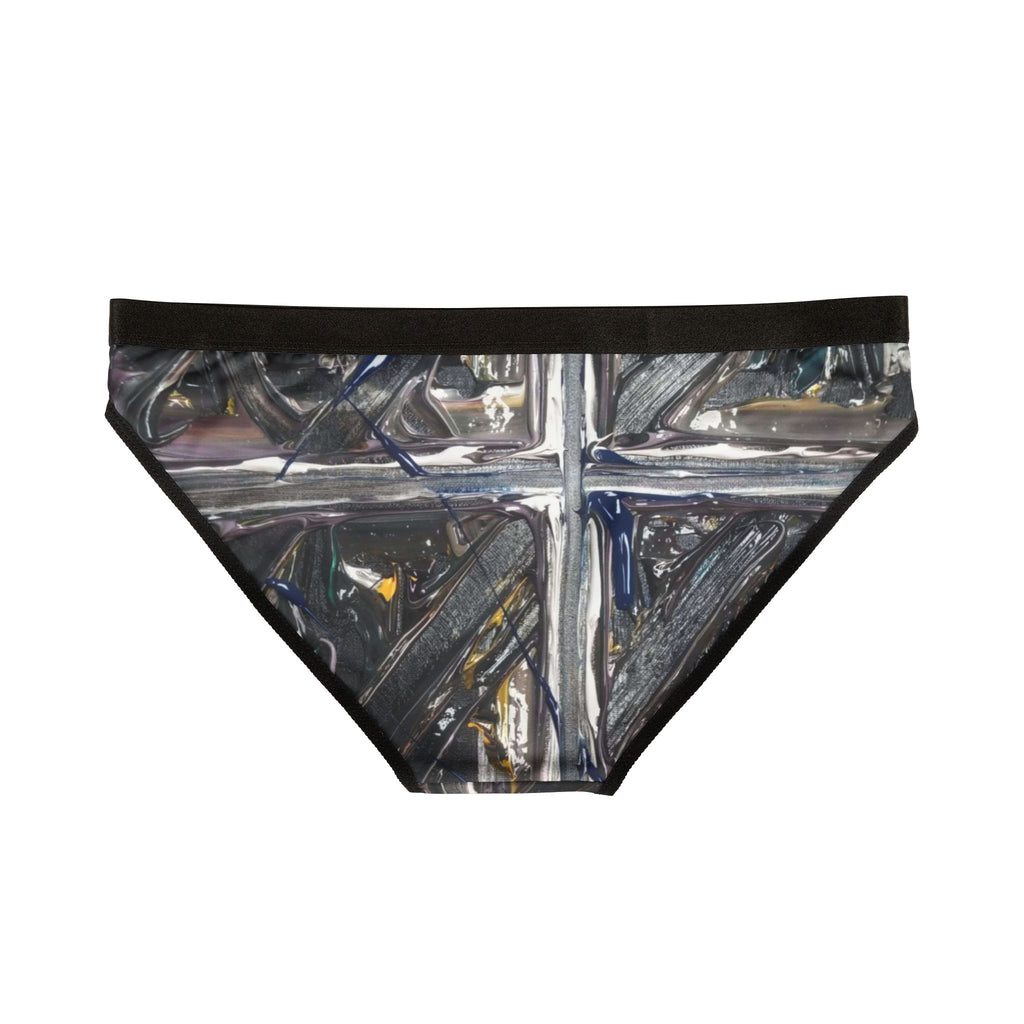 Abstract Glass Tile Print Women's Bikini Briefs